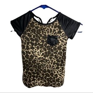 Koala Kik Leopard Print Top Sz 12/18 Months
